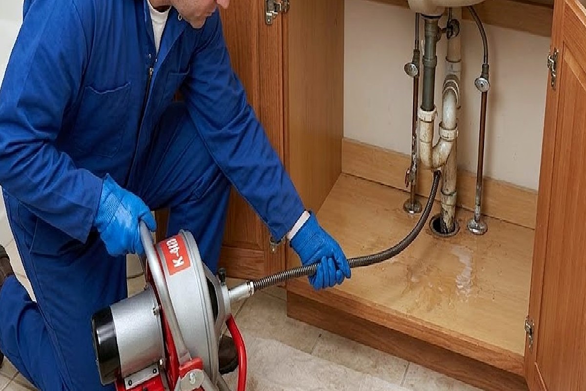 Destape de lavaplatos en Renca con máquina eléctrica